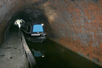 Chirk Tunnel on the Llangollen canal