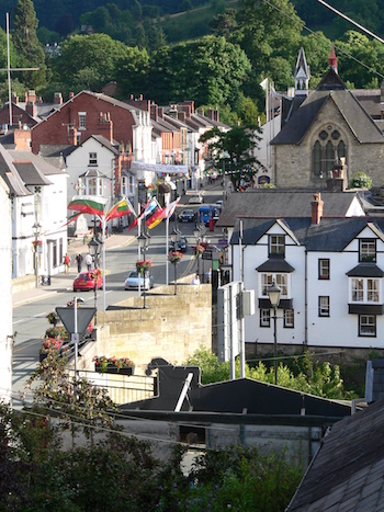 The town of Llangollen